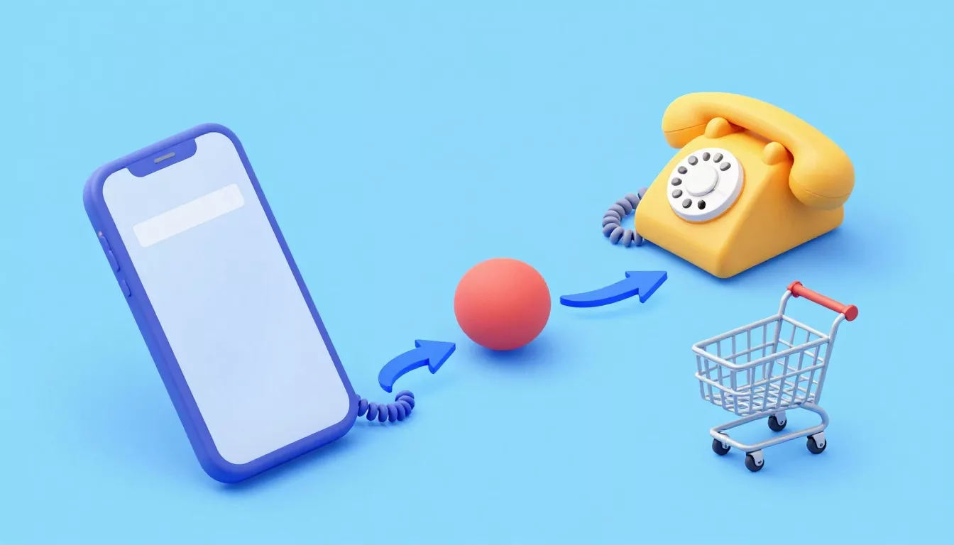 Каскад «SMS + звонок» для брошенных корзин: как вернуть клиента